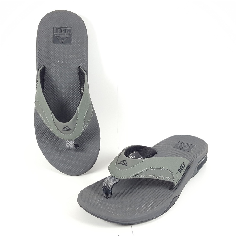 Reef Fanning Mens Size 9 Green Flip Flop Sandals